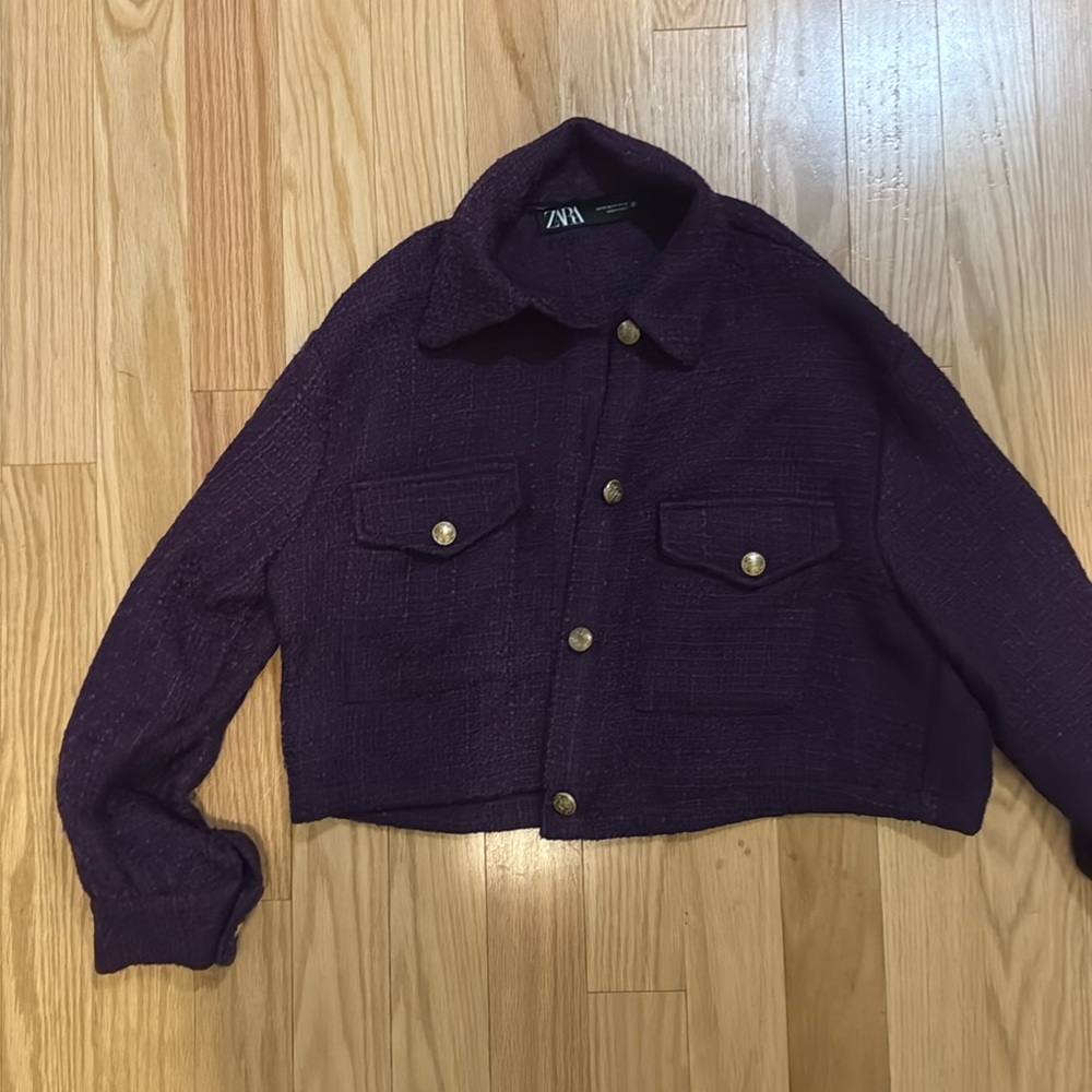 Zara cropped coat